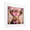 Stupell Industries Cute Cattle Pink Hearts Framed Print Under Glass, design by Shawna Stewart